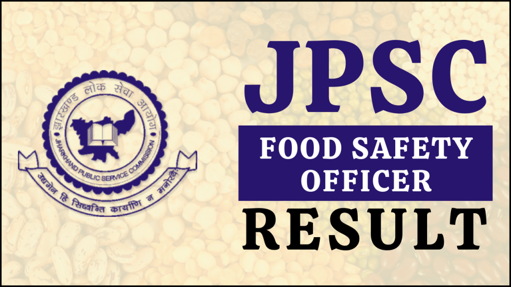 JPSC Food Safety Officer Result 2024