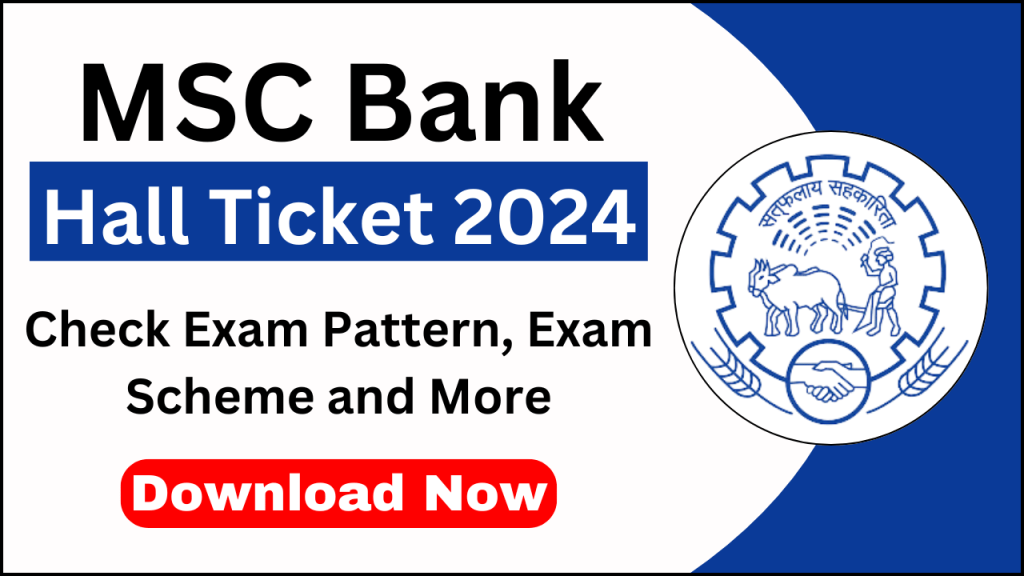 MSC Bank Hall Ticket 2024