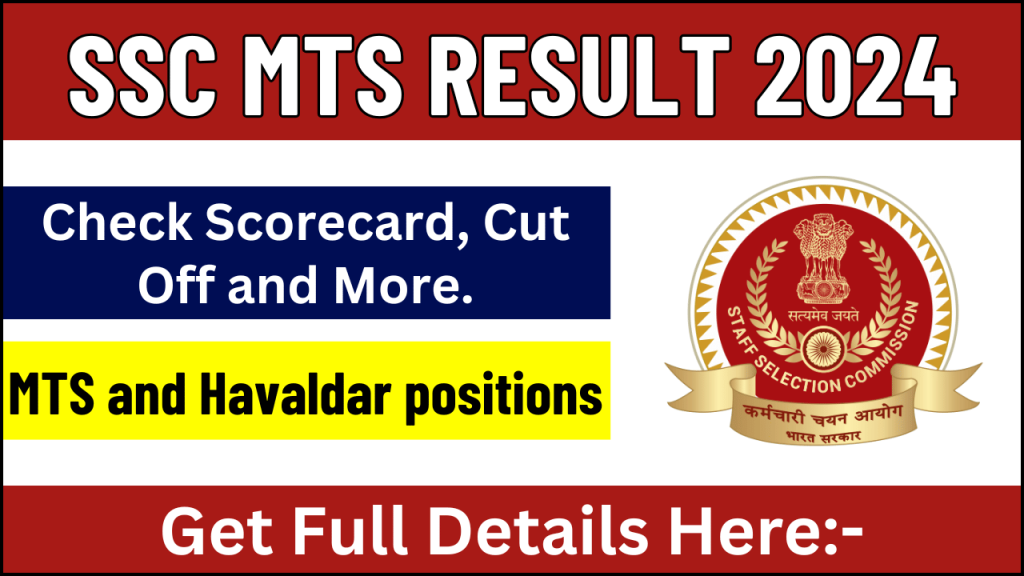 SSC MTS Result 2024