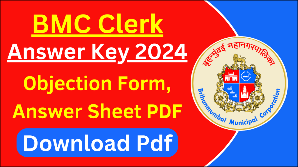 BMC Clerk Answer Key 2024