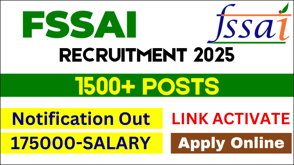 FSSAI Recruitment 2025